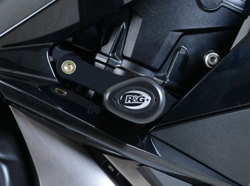 Tampons de protection R&G RACING Aero noir Kawasaki Z1000SX 