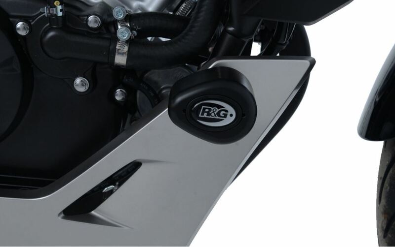 Tampons de protection R&G RACING Aero noir Honda CB125R 