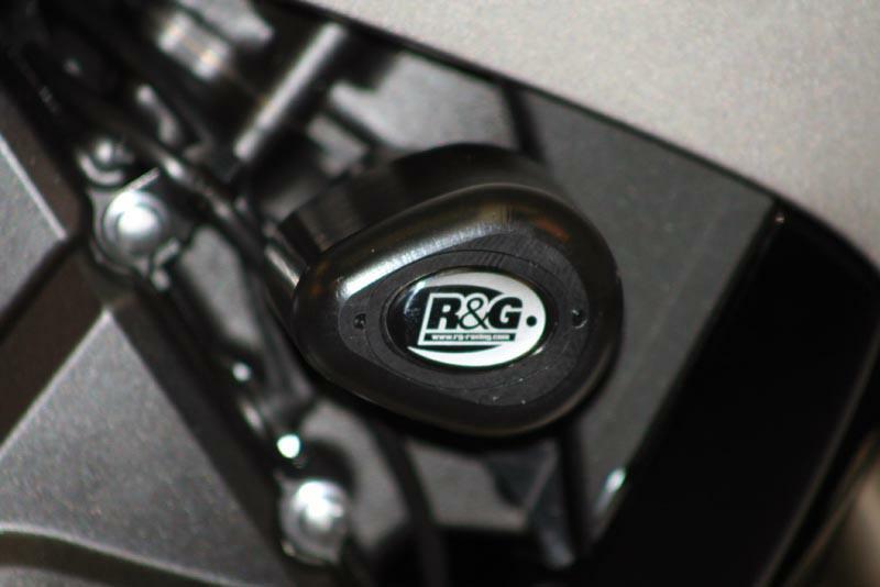 Tampons de protection R&G RACING Aero noir Honda CBR600RR 