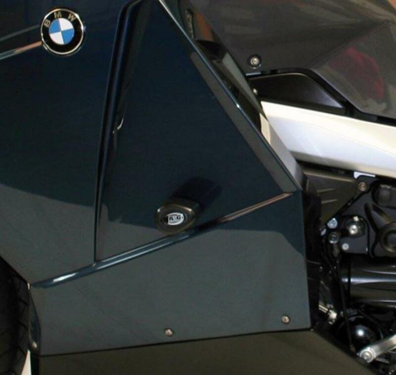 Tampons de protection R&G RACING Aero noir BMW K1200LT/GT / K1300 GT 