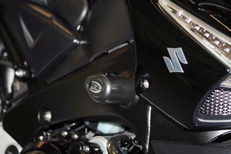 Tampons de protection R&G RACING Aero noir Suzuki GSX1340 B-King 