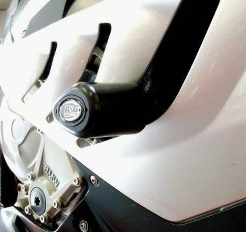 Tampon de protection gauche R&G RACING Aero noir BMW S1000RR 