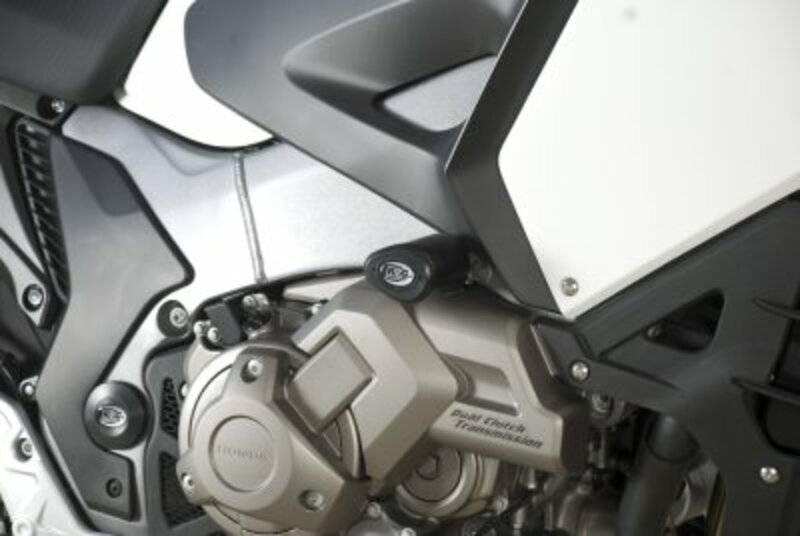 Tampons de protection R&G RACING Aero noir Honda Crosstourer 