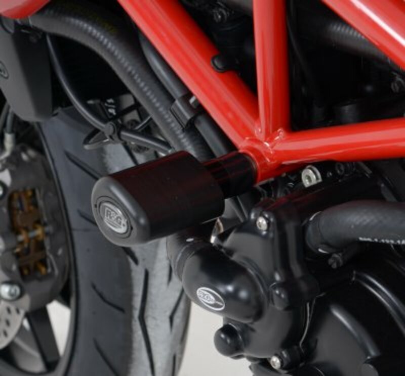 Tampons de protection R&G RACING Aero noir Ducati Hypermotard/Hyperstrada 939 