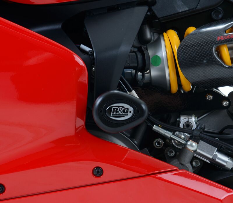 Tampons de protection R&G RACING Aero noir Ducati 