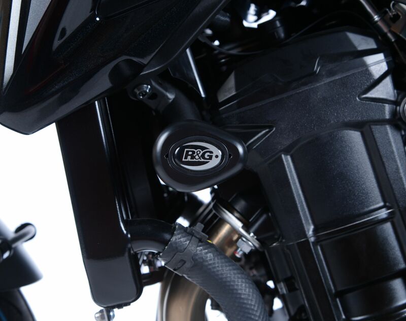 Tampons de protection R&G RACING Aero noir Kawasaki Z900 