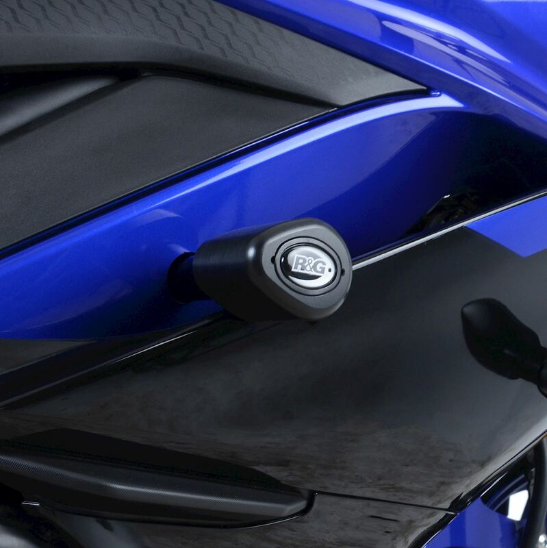 Tampons de protection R&G RACING Aero noir Yamaha YZF-R3 