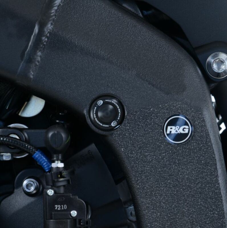 Insert de cadre gauche R&G RACING noir Yamaha R6 