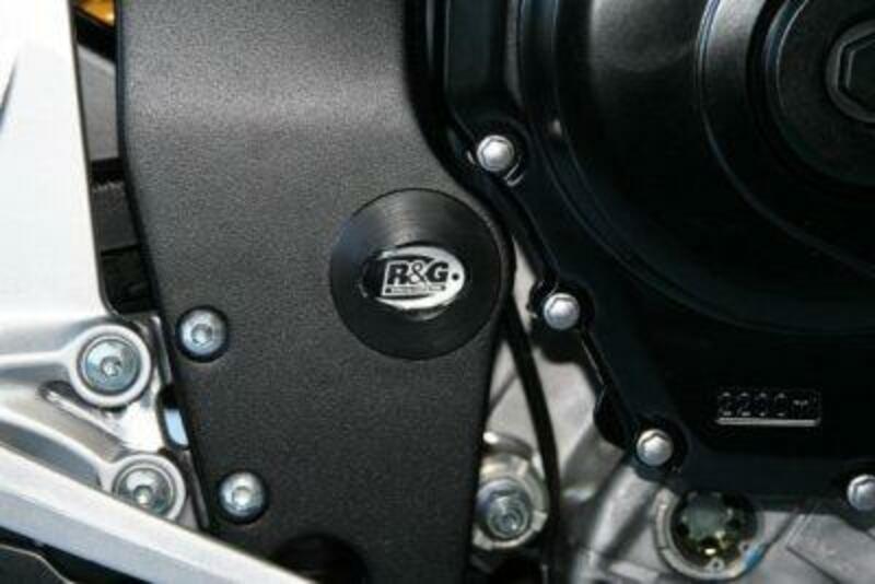 Insert de cadre droit R&G RACING noir Suzuki GSX-R600/750 
