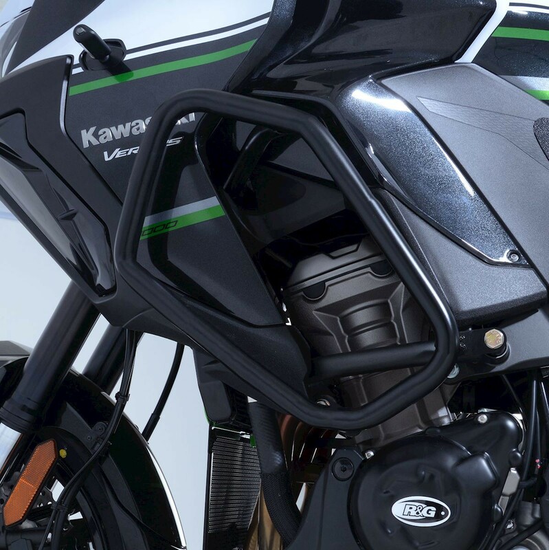 Protection latérales R&G RACING noir Kawasaki Versys 1000 