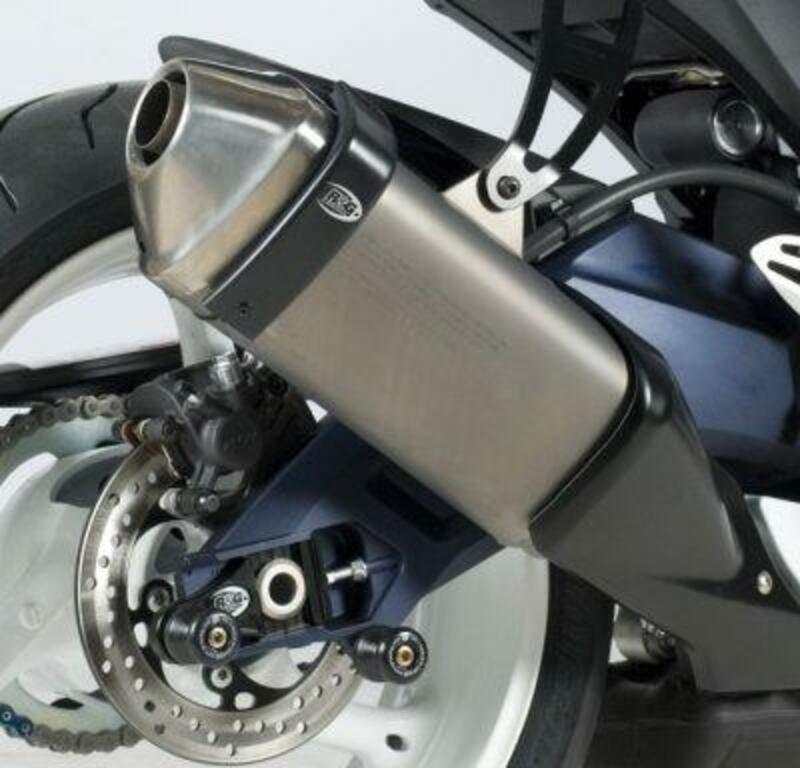 Protection de silencieux R&G RACING noir Suzuki GSX-R600 