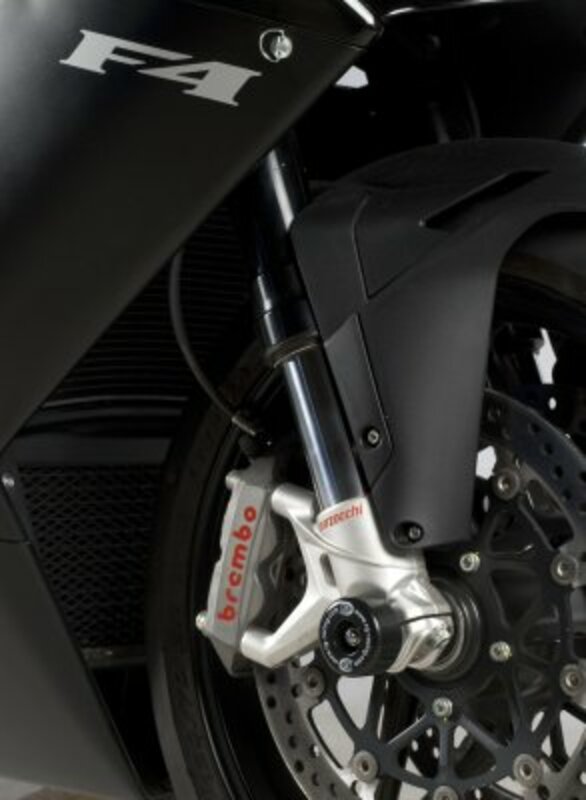 Protection de fourche R&G RACING noir MV Agusta F4 1000R/RR 