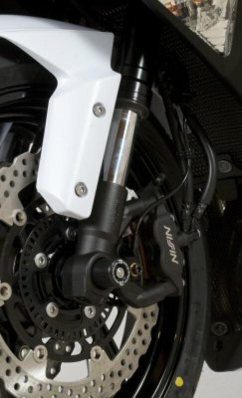 Protection de fourche R&G RACING noir Kawasaki ZX6R/ZX636-R 