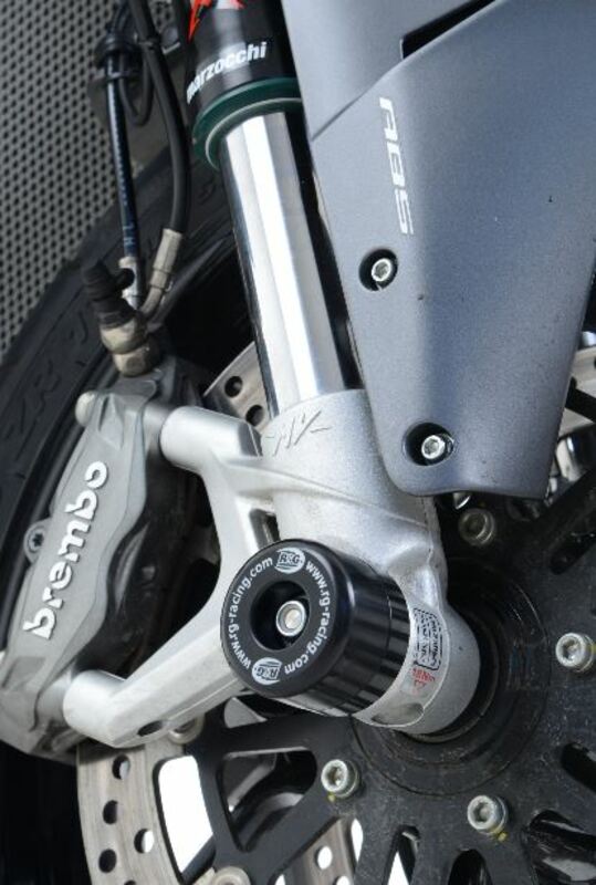 Protection de fourche R&G RACING noir MV Agusta Stradale 800 