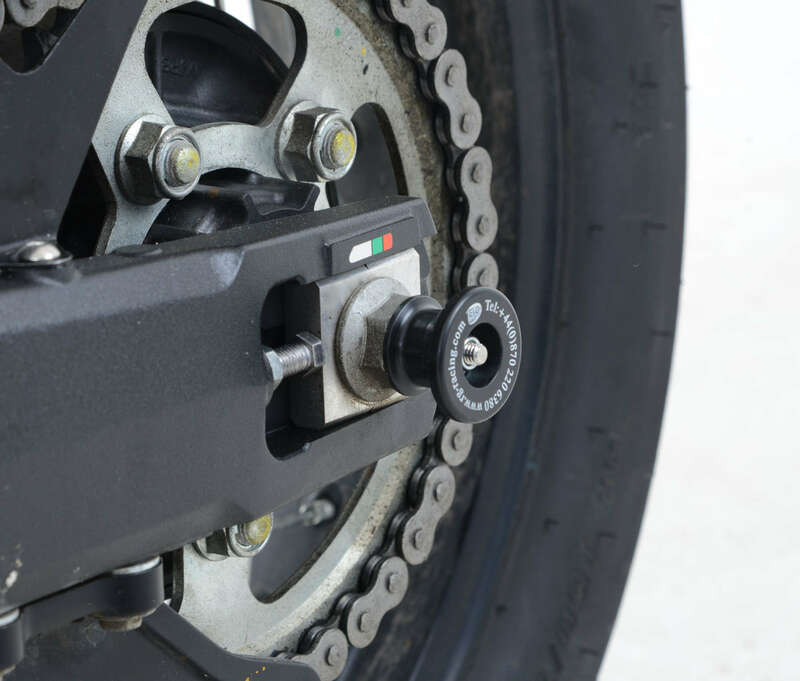 Protection de bras oscillant R&G RACING type diabolo noir Honda CRF1000L Africa Twin 