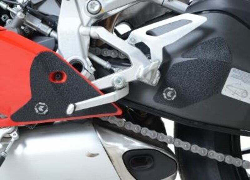 Adhésif anti-frottement R&G RACING cadre/bras oscillant noir 2 pièces Ducati 1199/1299 Panigale 