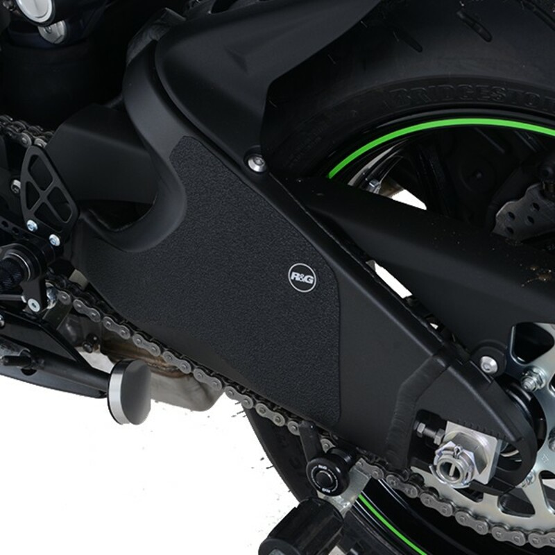 Kit protection de bras oscillant R&G RACING noir (2 pièces) Kawasaki Ninja ZX-6R 