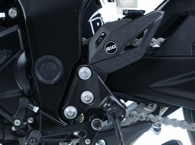 Adhésif anti-frottement R&G RACING platine talon noir (5 pièces) Suzuki GSX-S750 