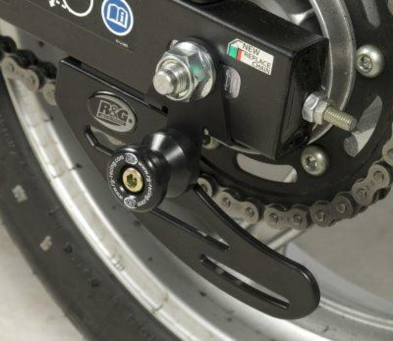 Pions de bras oscillant R&G RACING avec platine noir Honda CBR250R 