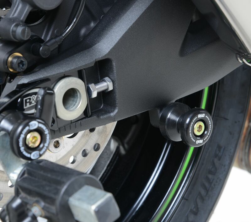 Pions de bras oscillant R&G RACING noir Kawasaki ZX-10R 