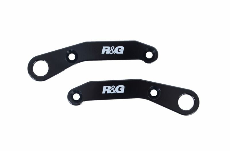 Platines pour sangles R&G RACING noir KTM RC125 