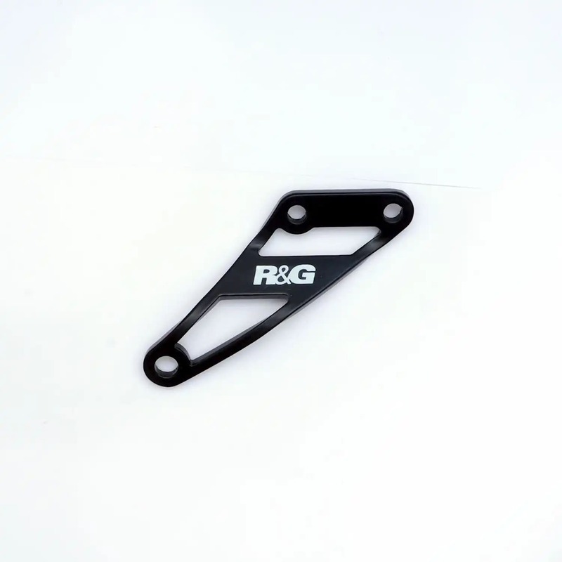 Patte de fixation de silencieux R&G RACING noir BMW F750/850GS 