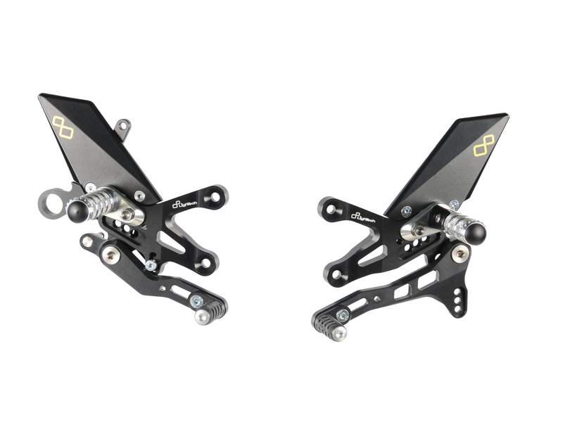 Commandes reculées réglables LIGHTECH repliables - sélection standard 