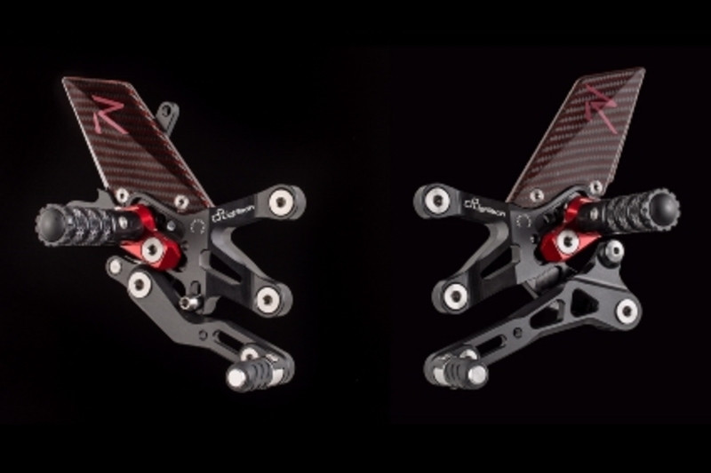 Commandes reculées réglables LIGHTECH Racing - sélection standard 