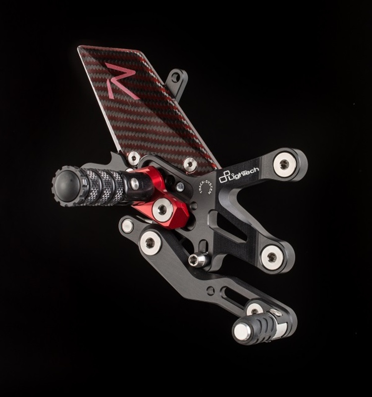 Commandes reculées réglables LIGHTECH Racing - sélection standard/inversée 