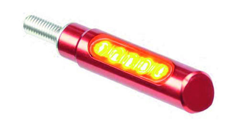 Clignotants LIGHTECH Led aluminium rouge - TheTube 