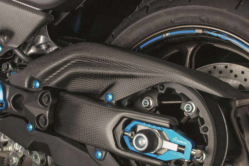 Carter de courroie LIGHTECH carbone mat 