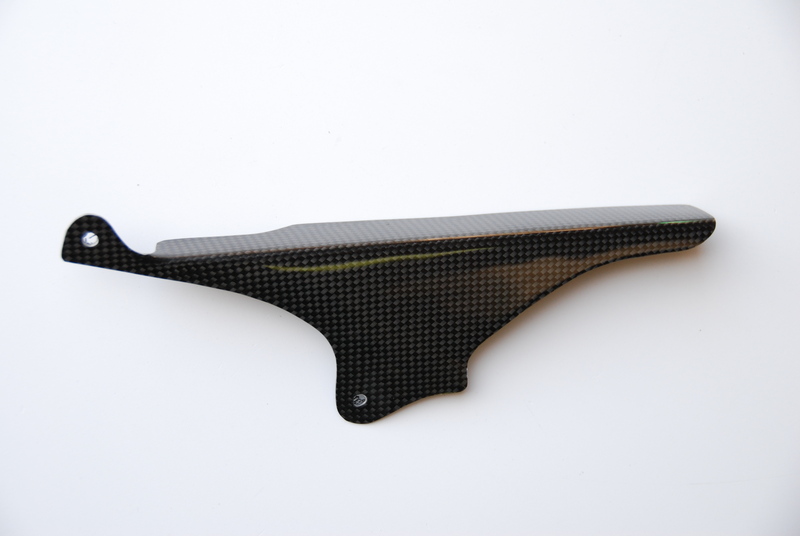 Carter de chaine LIGHTECH carbone brillant 