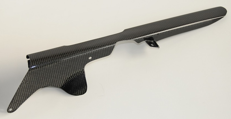 Carter de chaine LIGHTECH carbone brillant 