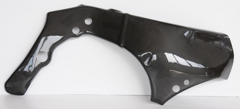 Protection de cadre LIGHTECH carbone brillant