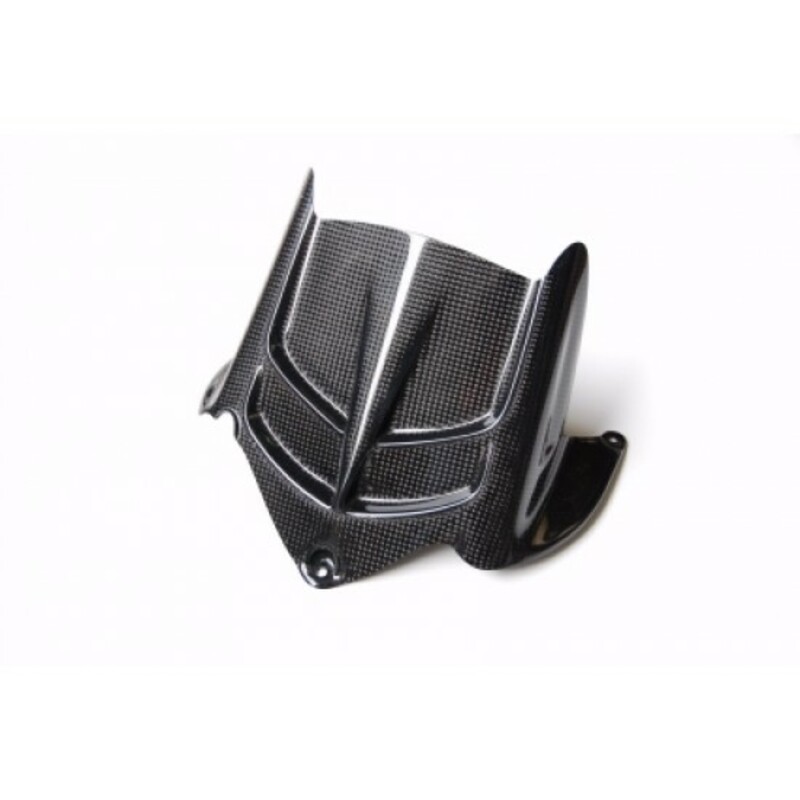 Garde boue arrière LIGHTECH carbone brillant 