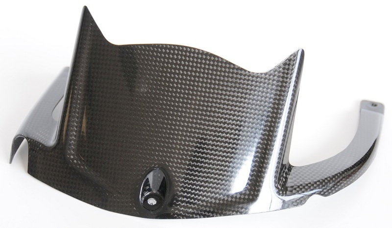 Garde boue arrière LIGHTECH carbone brillant 