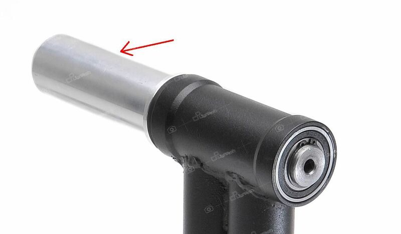 Broche de béquille avant LIGHTECH - Sous té de fourche - Ø16.5mm 