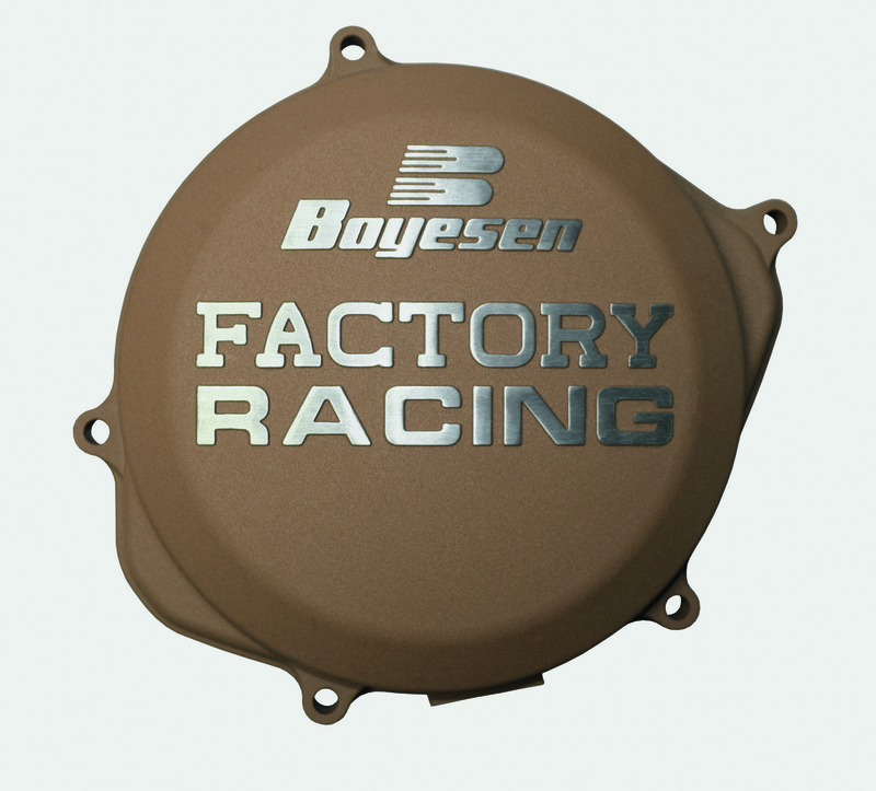 Couvercle de carter d'embrayage BOYESEN Factory Racing magnésium Honda CRF450R/RX 