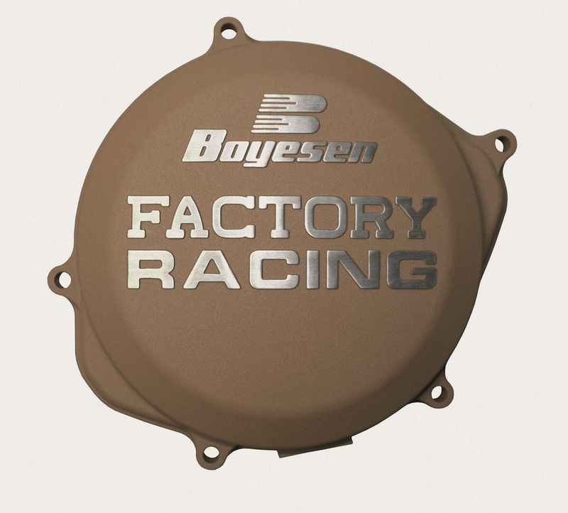Couvercle de carter d'embrayage BOYESEN Factory Racing magnésium KTM EXC125/200 