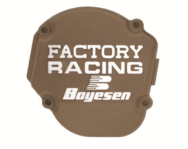 Couvercle d'allumage BOYESEN Factory Racing magnésium Kawasaki KX250 