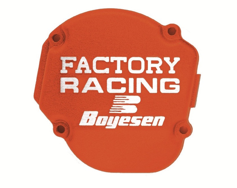 Couvercle d'allumage BOYESEN Factory Racing orange KTM EXC125 