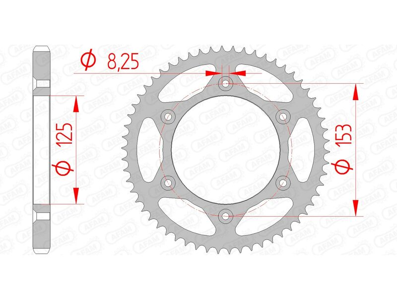 Couronne AFAM acier standard 10228 - 428 