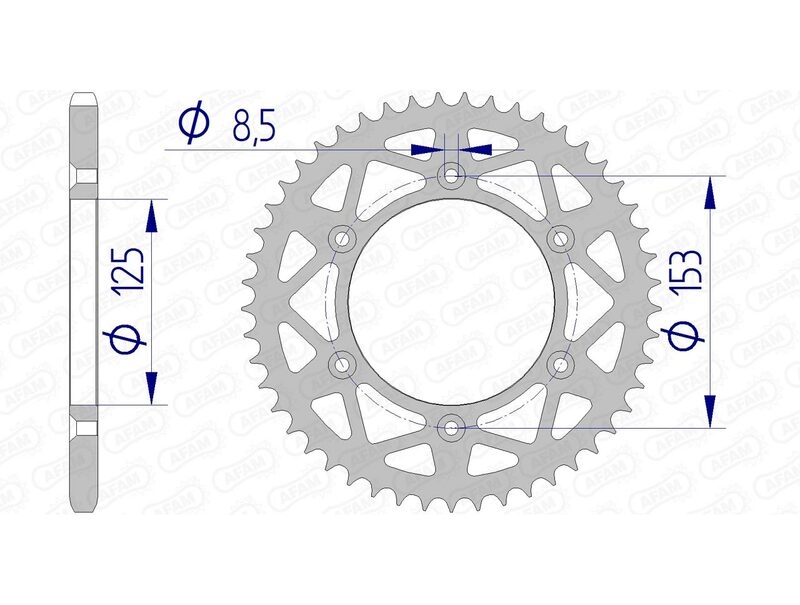 Couronne AFAM aluminium Ultra-Light 11212 - 520 