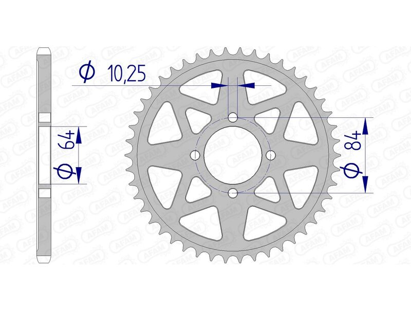 Couronne AFAM aluminium 15310 - 520 