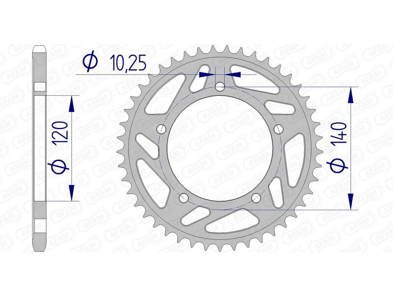 Couronne AFAM aluminium 15605 - 520 