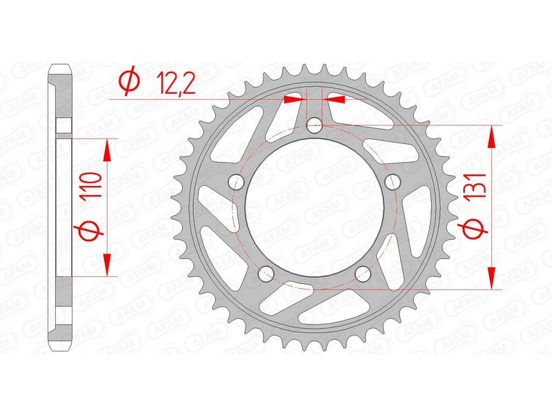 Couronne AFAM acier standard - 525 
