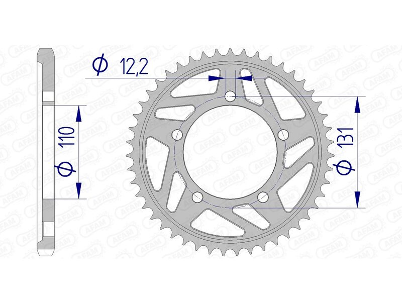 Couronne AFAM alu standard - 525 