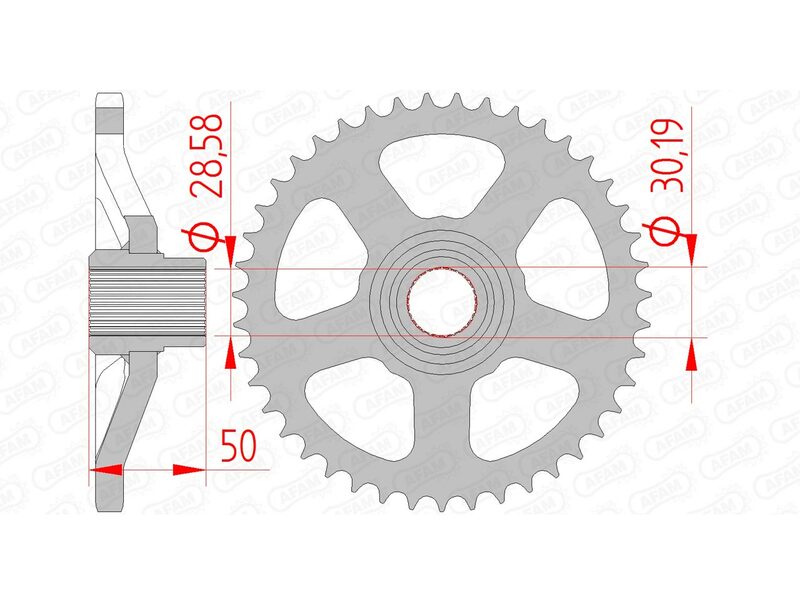 Couronne AFAM acier standard 35100 - 415 