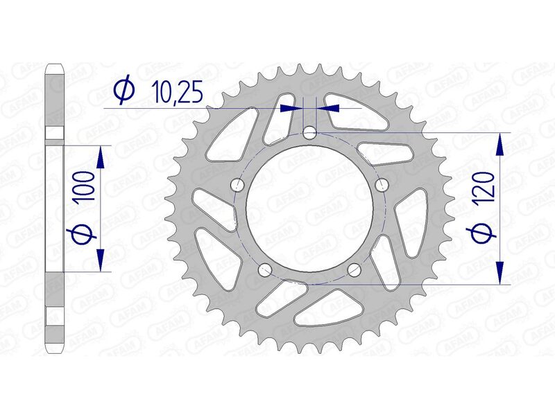 Couronne AFAM aluminium 36801 - 520 