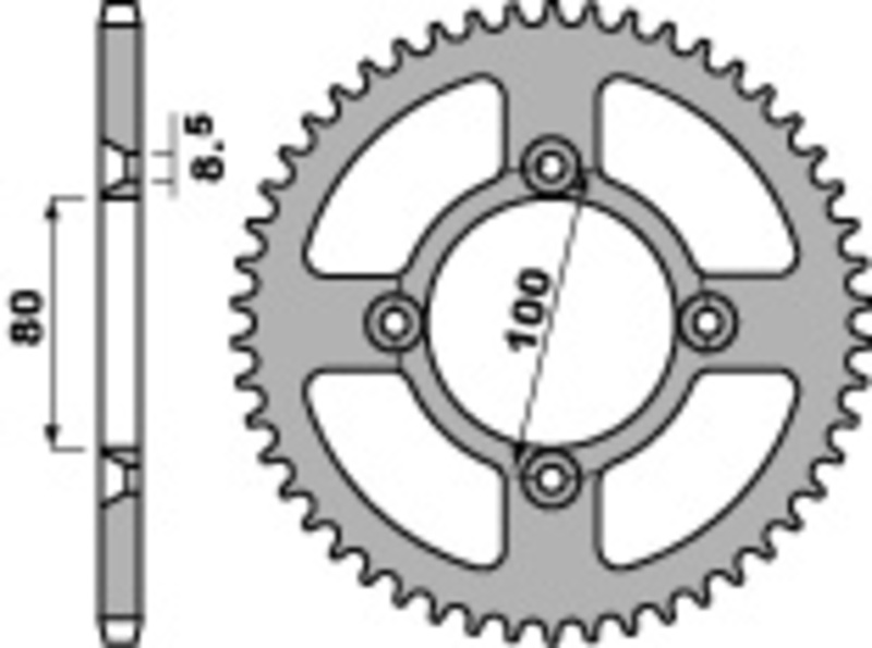 Couronne PBR acier standard 238 - 420 